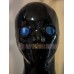 (DM872)100% natural full head human face latex mask rubber hood with eyes lenses suffocate Mask fetish wear